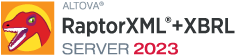 RaptorXML + XBRL Server Product Logo